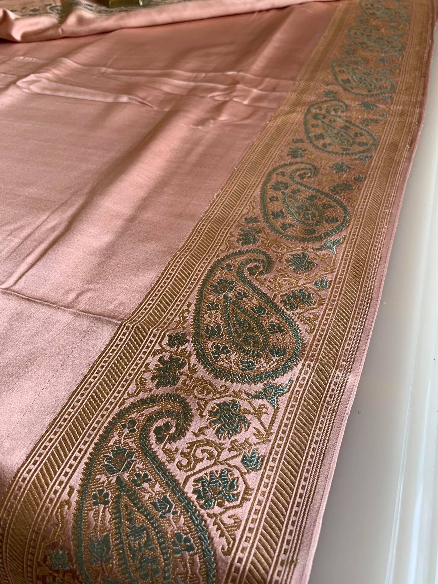 PURE SATIN SILK HANDLOOM SAREE