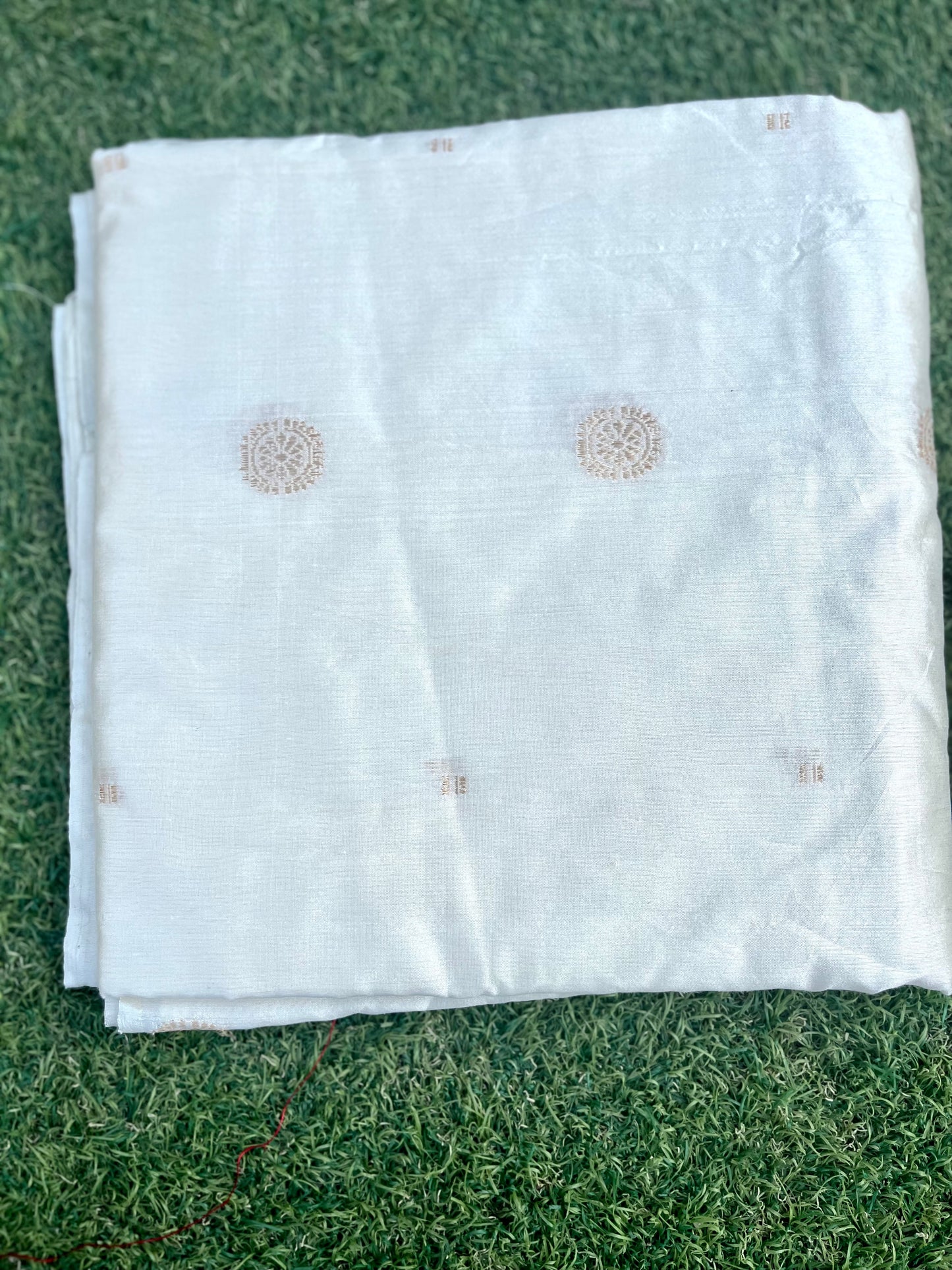 Pure Silk Khadwa Boota Fabric