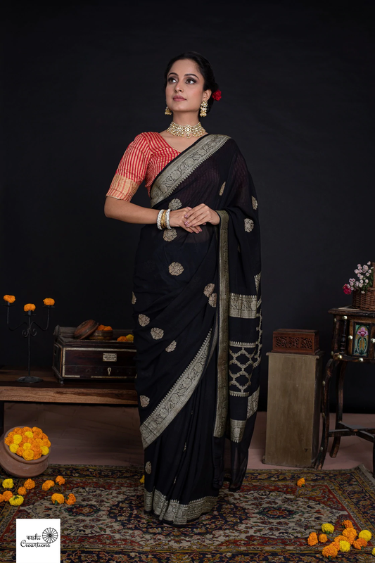 Banarasi georgette sarees