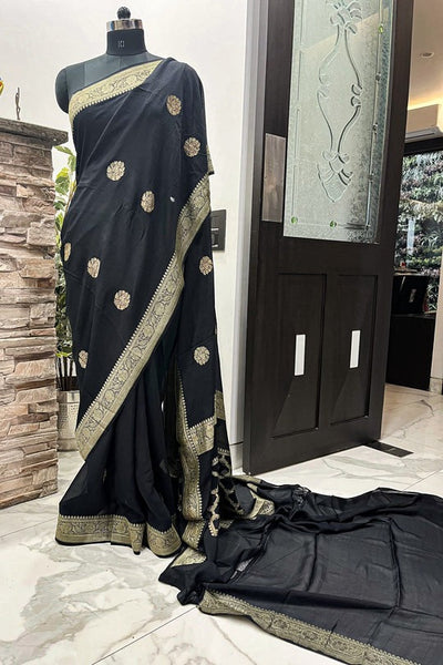 Pure Khadi Georgette Handloom Saree - A Saree to look at, A Style to wear on