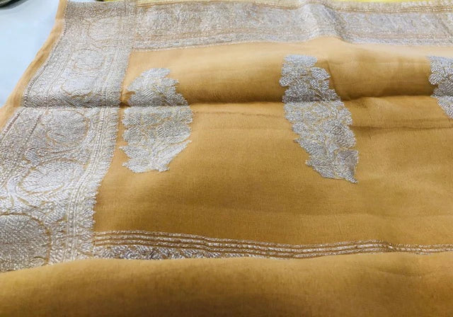 Chiffon Munga Saree