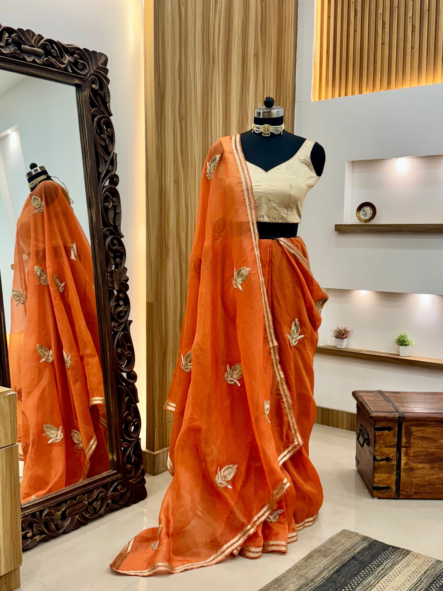 Hand Embroidery Sarees and Dupattas