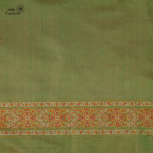 Load image into Gallery viewer, Mehndi Green Tanchui Jamawar Pure Katan Silk Handloom Banarasi Saree with Zari
