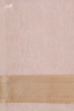 Load image into Gallery viewer, Light Lavender Pure Kora Silk Jungle Handwoven Banarasi Saree
