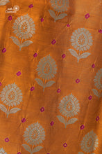 Load image into Gallery viewer, Mustard Gold Pure Chiniya Silk Handloom Banarasi Dupatta
