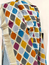Load image into Gallery viewer, Light Blue Pure Cotton Banarasi Handloom Suits
