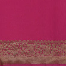 Load image into Gallery viewer, Hot Pink Pure Kora Silk Handloom Banarasi Saree
