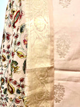 Load image into Gallery viewer, Light brown Banarasi Handloom Suit with Digital Print Dupatta
