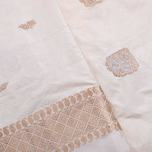 Load image into Gallery viewer, Cream Meenakari Pure Silk Khadwa Handloom Suit
