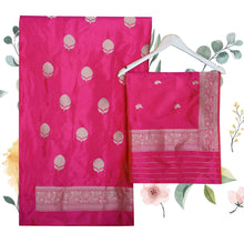 Load image into Gallery viewer, Magenta Pure Silk Kadhwa Handloom Banarasi Suit
