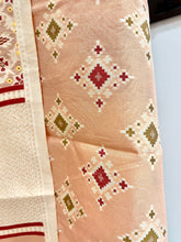 Load image into Gallery viewer, Peach Pure Cotton handwoven Banarasi Suit
