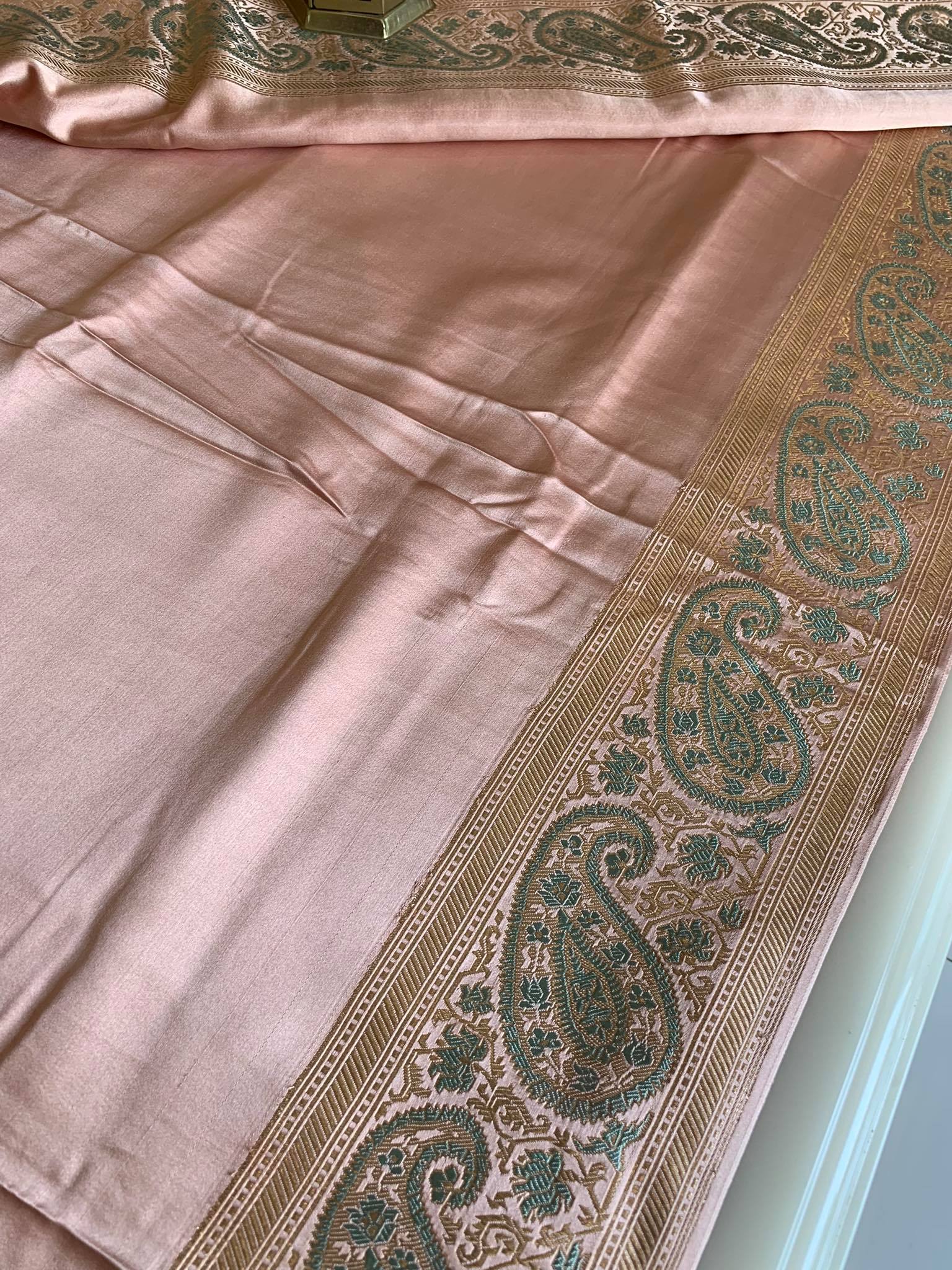 PURE SATIN SILK HANDLOOM SAREE