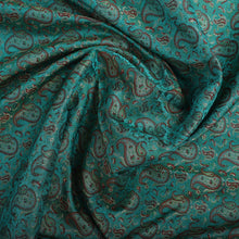 Load image into Gallery viewer, Sea Green Tanchoi Jamawar Handloom Pure Silk Banarasi Saree
