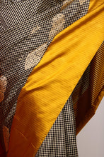 Load image into Gallery viewer, Pure Katan Silk Checks Handloom Banarasi Saree
