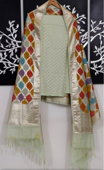 Pure Cotton handloom Banarasi Suits