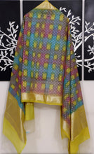 Load image into Gallery viewer, Sky Blue Cotton Handloom Banarasi Suits
