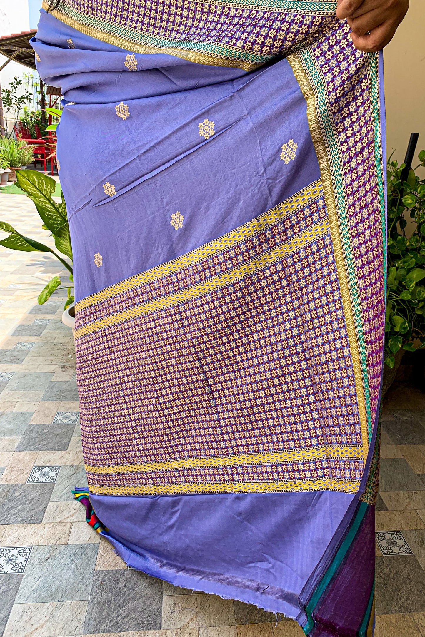 Pure Katan Silk Handloom Saree