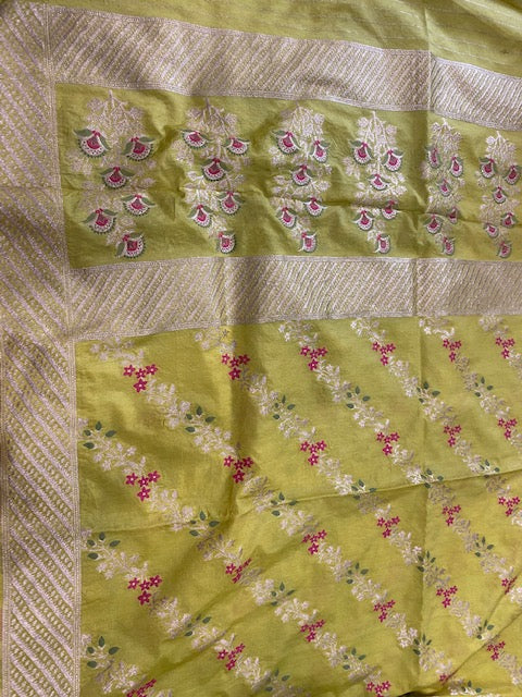 Semi Silk Banarasi Suits