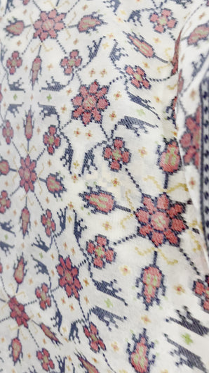 Creamson Pure Cotton Handloom Banarasi Suit